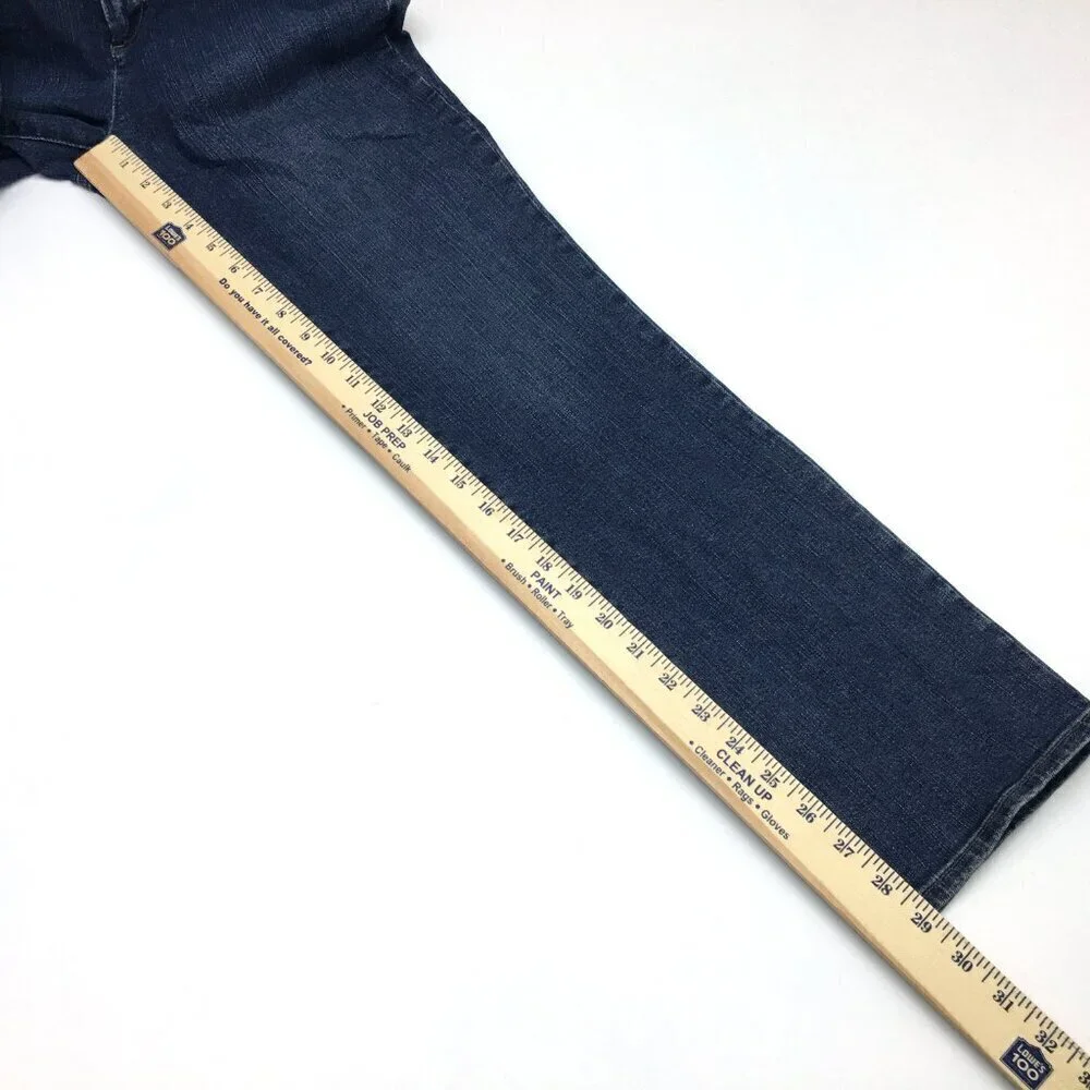 Talbots Women's Jeans Signature Straight Leg Low Rise size 4P length 29
